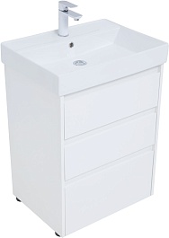 Aquanet Тумба под раковину Nova Lite 60 белая глянцевая – фотография-3