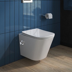 BelBagno Унитаз подвесной Due BB3103CHR-BS/SC – фотография-9