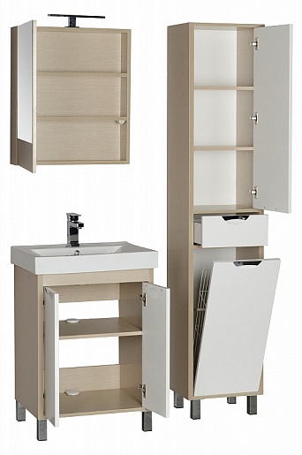 Aquanet Мебель для ванной  "Гретта 60" светлый дуб (172711) – картинка-9