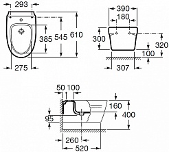 Roca Биде подвесное Khroma 357655000 – фотография-7