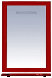 Misty Мебель для ванной Европа 50 красная – фотография-3