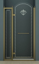 Cezares Душевая дверь в нишу RETRO-A-B-12-120-CP-Br-L – фотография-1