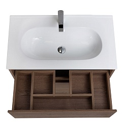 BelBagno Тумба с раковиной Kraft 100 напольная Rovere Tabacco с раковиной LOV-1000-LVB – фотография-3