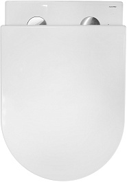 Azario Унитаз подвесной Lander AZ-2802E безободковый белый – фотография-6