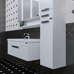 СанТа Тумба с раковиной Калипсо 100 NEW, подвесная – фотография-4