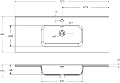 BelBagno Тумба с раковиной Etna 120 подвесная бежевая матовая – фотография-15