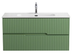 Cezares Тумба под раковину Duet-N 100 подвесная фисташковый софт