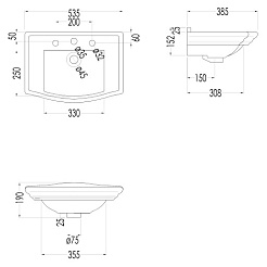 Devon&Devon Раковина  Westminster IBLP1FWES – фотография-7