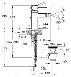 Vitra Смеситель Minimax S A41988EXP – фотография-2