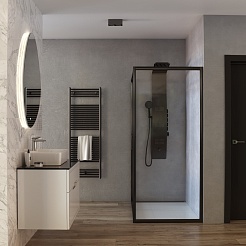 Taliente Душевая перегородка 100/195 TA-10-1CB – фотография-4