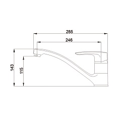 Raiber Смеситель для кухни Zenos R1101 – фотография-2