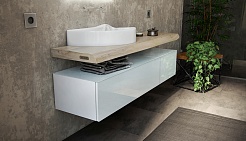 Velvex Столешница с раковиной "Felay 140" без отверстия под смеситель – фотография-4