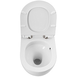 BelBagno Унитаз подвесной Sfera-Tor BB046CH-TOR/BB2111SC смыв TORNADO – фотография-9