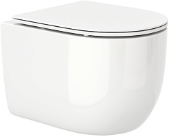 Ceruttispa Унитаз подвесной Oglio Aria MW CT9237 белый матовый – фотография-1