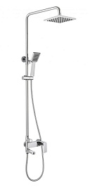 Bravat Душевая стойка Real F6333367CP-A-RUS хром – фотография-1