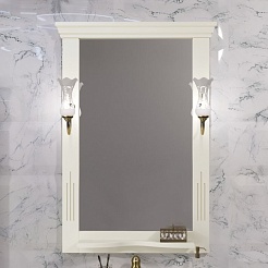 Opadiris Зеркало для ванной Риспекто 65 слоновая кость – фотография-1