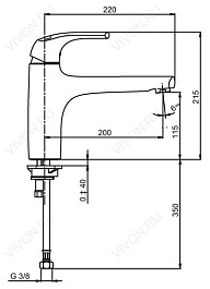 Jacob Delafon Смеситель Nateo E76251-CP – фотография-2