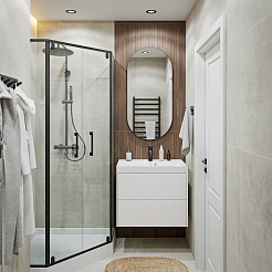 Vivon Тумба с раковиной Kristi 70 подвесная белая матовая рифленая – фотография-13