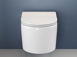 Ceramicanova Подвесной унитаз Moments Rimless CN3003 белый – фотография-2