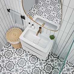 Vivon Тумба под раковину Ostin 60 подвесная белая матовая – фотография-2