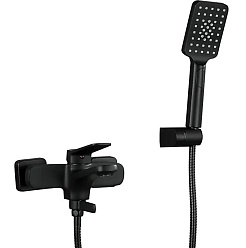 Frap Смеситель для ванны с душем H62 F3262 черный – фотография-1