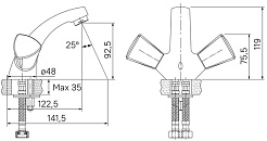 Iddis Смеситель для раковины Bounce BOUSB00i01 – фотография-5