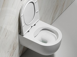 Ceramicanova Подвесной унитаз Modena Rimless CN6063 белый – фотография-10