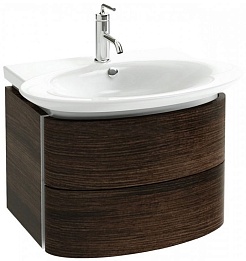 Jacob Delafon Тумба с раковиной Presquile 80 палисандр – фотография-1