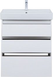 Aquanet Тумба под раковину Nova Lite 75 белая глянцевая – фотография-7