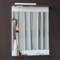 Sanflor Зеркало Толедо 50 венге, северное дерево светлое – фотография-1