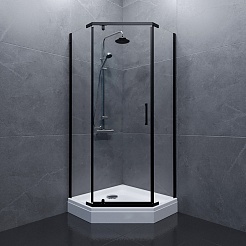 Triton Душевой уголок Дека-Блэк 90/90 Щ0000059782 – фотография-7