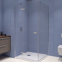 RGW Душевой уголок Stilvoll SV-030 100x100 профиль хром стекло прозрачное