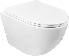 Azario Унитаз подвесной Grado AZ-0046 безободковый белый