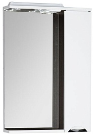 Aquanet Зеркальный шкаф "Гретта 60" венге – фотография-1