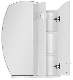 Aquanet Зеркальный шкаф "Моника 60" белый – фотография-6