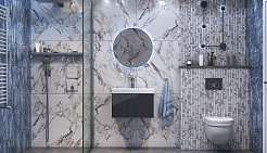 Velvex Тумба с раковиной Edge 60.1Y графит – фотография-5