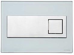 Schwab Кнопка смыва Caro белое стекло – фотография-1