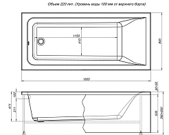 Aquanet Акриловая ванна Bright 180x80 – фотография-3