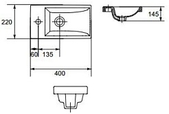 Какса-а Тумба с раковиной Пикколо 40 – фотография-4