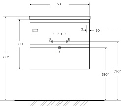 BelBagno Мебель для ванной Albano 60 Bianco Lucido – фотография-14
