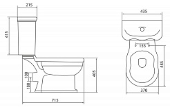 BelBagno Унитаз-компакт BOHEME BB115CPS – фотография-5