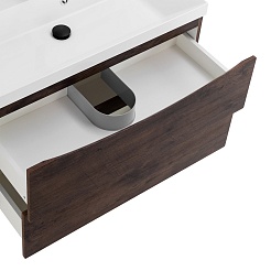 BelBagno Тумба с раковиной Marino 80 подвесная Rovere Moro – фотография-4