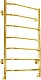 Domoterm Полотенцесушитель Лаура П7 500x700 золото – фотография-6
