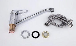 Frap Смеситель для кухни H13 F4913 хром – фотография-2