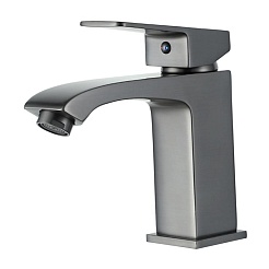 Frap Смеситель для раковины H76 F1076-9 оружейная сталь – фотография-1