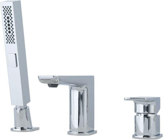 Allen Brau Смеситель на борт ванны Infinity 5.21008-00 (с внутренней частью) хром – фото-1