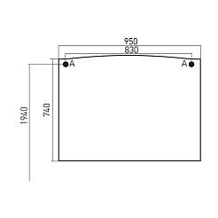 Mixline Мебель для ванной Вивальди 90 – фотография-6