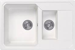 Dr. Gans Мойка кухонная Кардинал 760 К белая – фотография-1