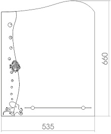 Mixline Зеркало Шарм Бриз 53.5 – фотография-2
