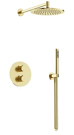 Sancos Душевой комплект Etna SC9010BG брашированное золото PVD покрытие – фотография-1
